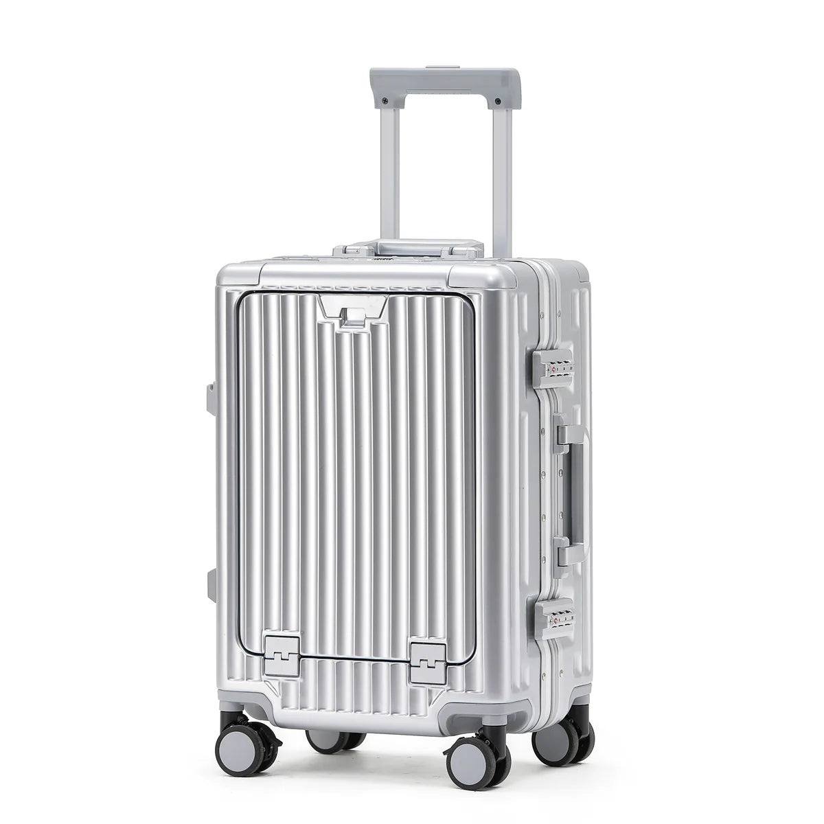TECH Silver – Maleta de Cabina con Cargador USB/USB-C