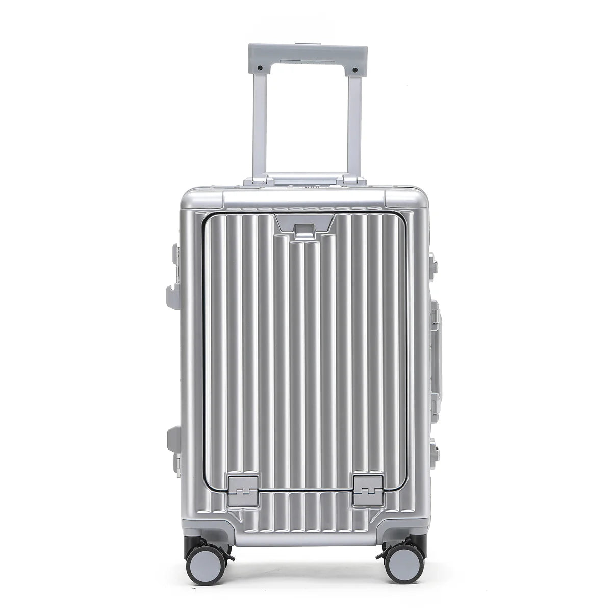 TECH Silver – Maleta de Cabina con Cargador USB/USB-C