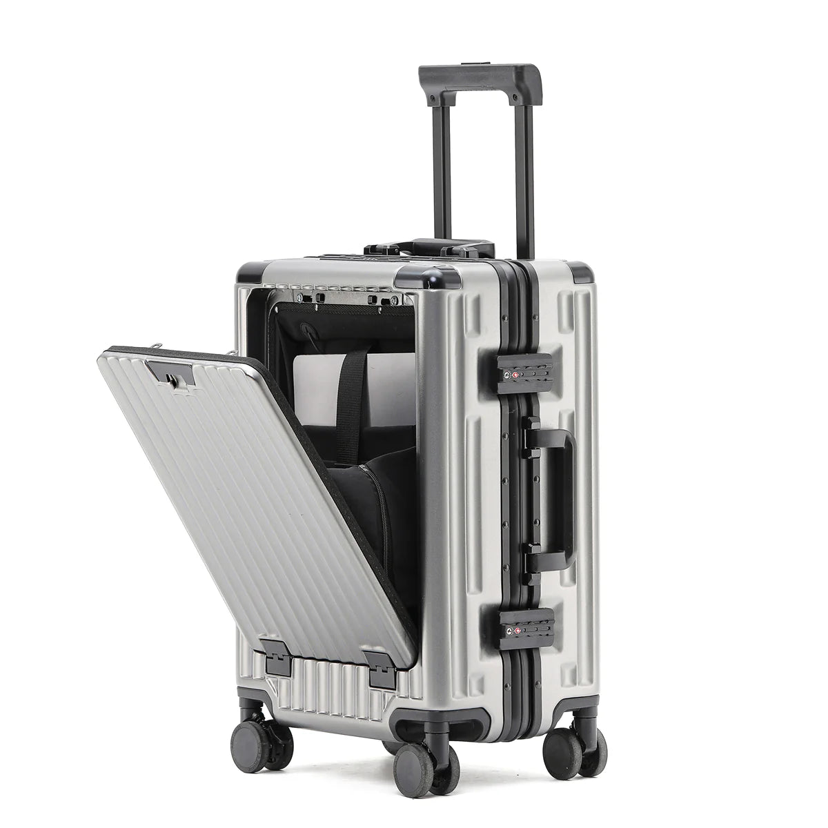 TECH Gray –  Maleta de Cabina con Cargador USB/USB-C